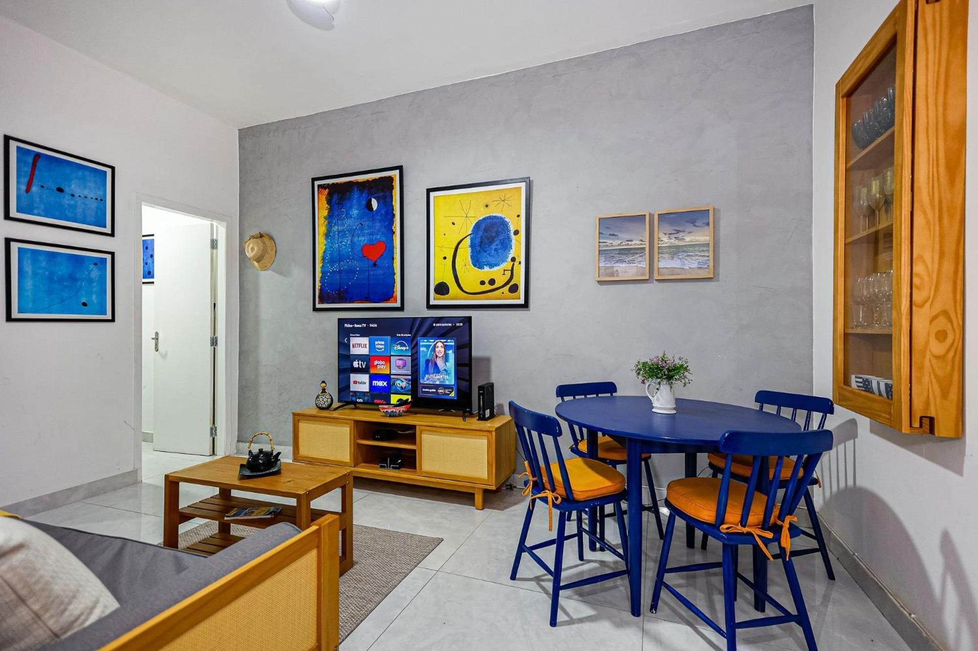 Copa 2 - 200m Da - Wi-fi Gratis - Posto 4 Apartamento Río de Janeiro